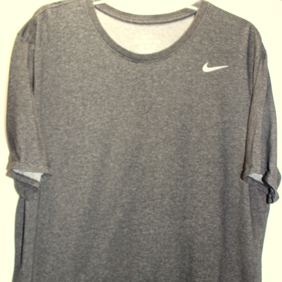 THE NIKE TEE Men's Dri-Fit Grey-XXL - Picture 1 of 4